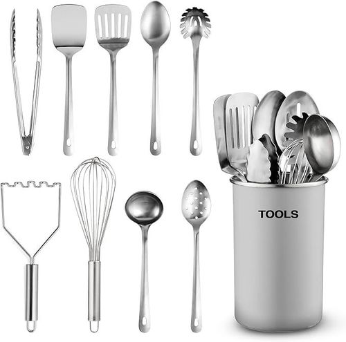 9 Pcs Premium Stainless Steel Kitchen Cooking Utensils