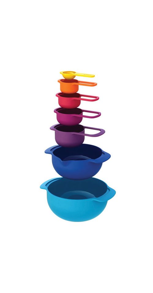 Joseph Joseph Nest 9 Plus, 9 Piece Compact Food Preparation Set 2