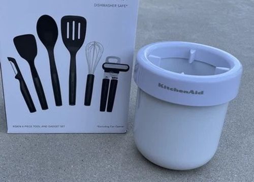 KitchenAid KQ562BXAQA Tool and Gadget Set with Crock 3